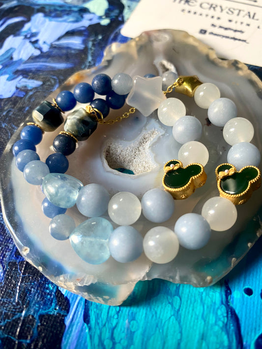BESPOKE: WHERE DREAMS COME TRUE mother-daughter bracelet set