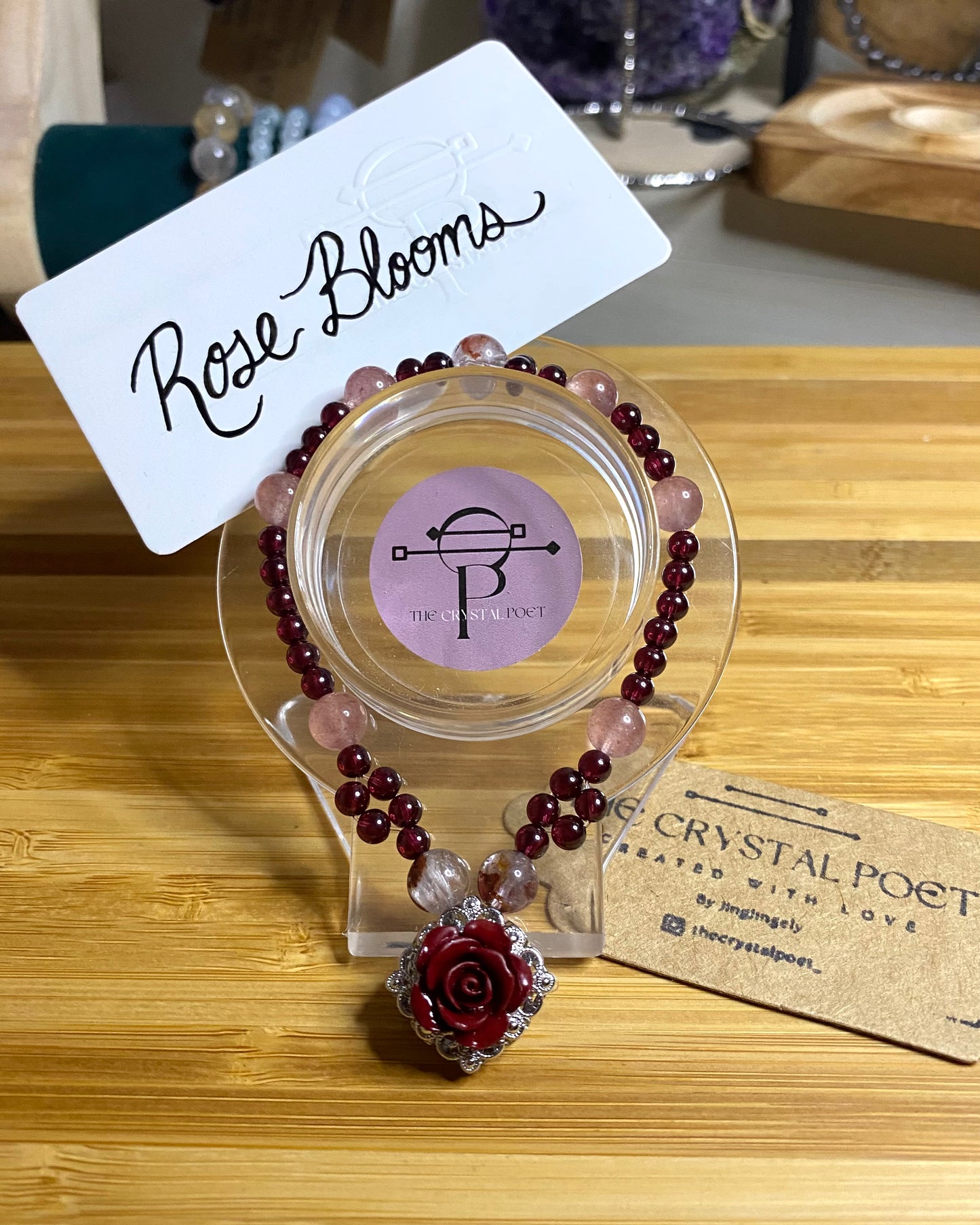 BESPOKE: ROSE BLOOMS bracelet