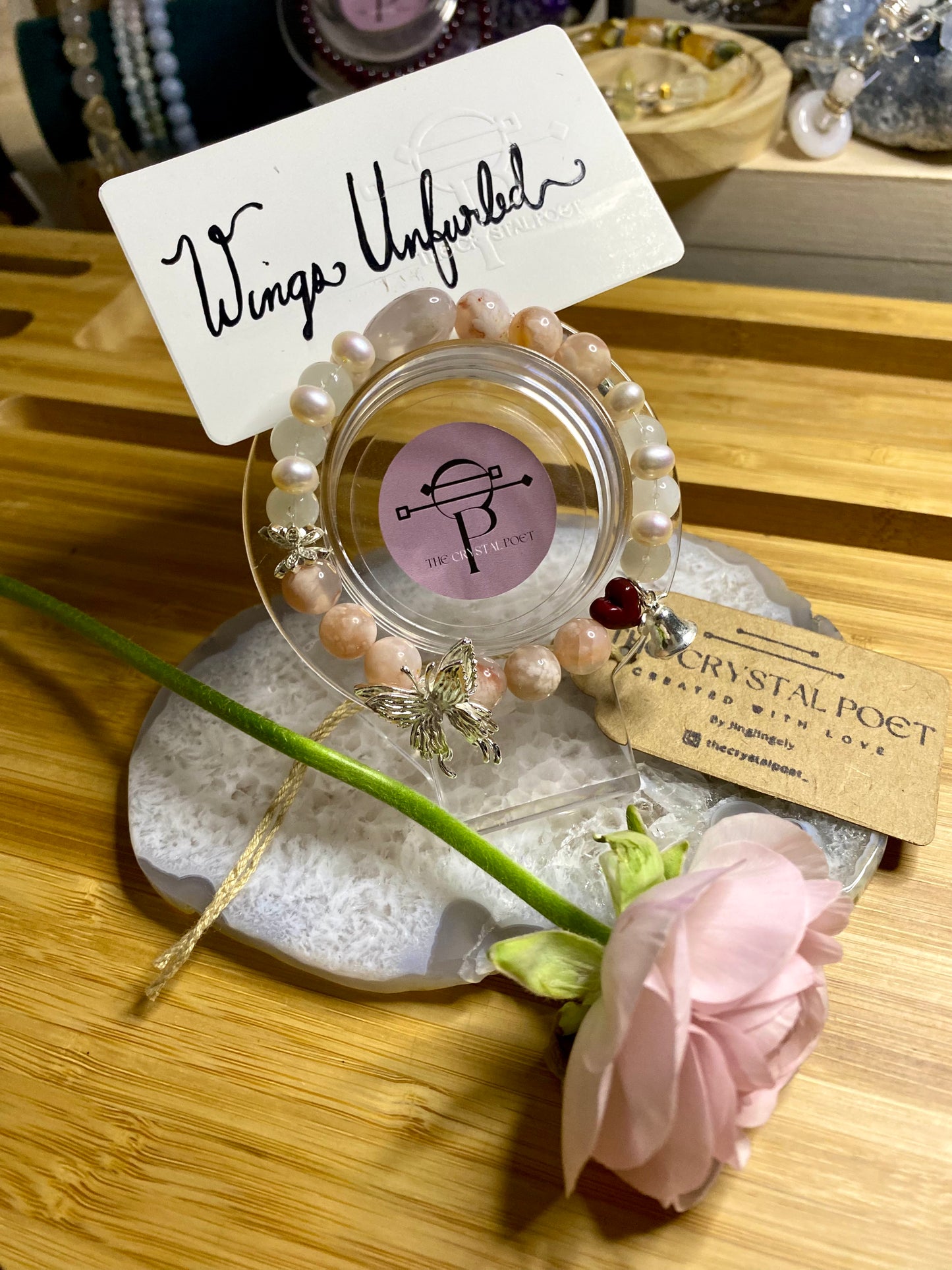 BESPOKE: WINGS UNFURLED bracelet (Wedding)